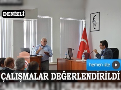 Denizlide istişare toplantısı yapıldı