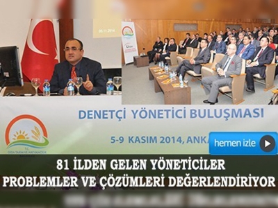 Denetçi-yönetici buluşması Ankara'da yapılıyor