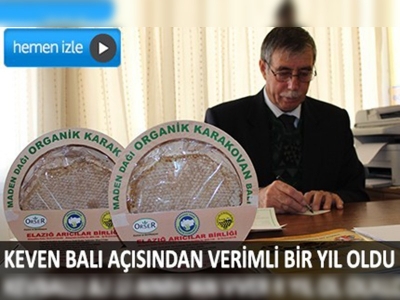 Elazığ keven balı üretiminde iddialı