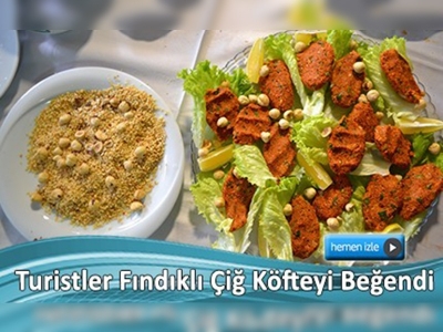 Çiğ köfteyi fındıkla buluşturdu