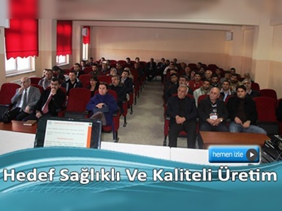 Kahramanmaraş'ta entegre mücadele eğitimleri devam ediyor