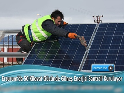 Anadolu'nun zirvesinde güneşten elektrik üretecekler