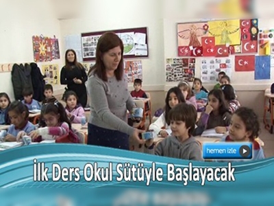 Okul sütü ikinci yarıyılda dağıtılacak