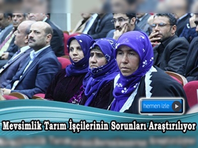 Şanlıurfa'da tarım işçileri çalıştayı yapıldı