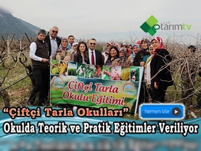 Kadınlar, ''Çiftçi Tarla Okulları'' ile eğitiliyor