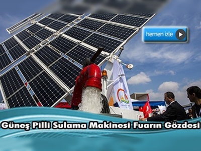 Mobil Güneş Pilli Sulama Makinesi 2 günde 150 sipariş aldı