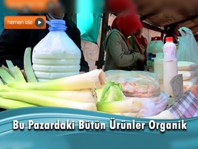 Bafra'da köy pazarı ilgi görüyor