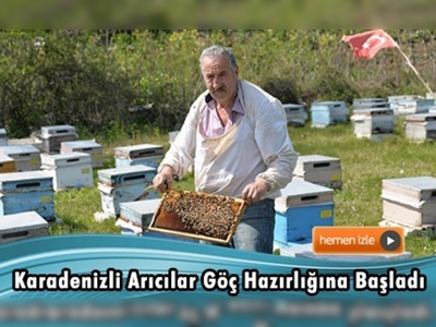 Karadenizli arıcılar göç hazırlığına başladı