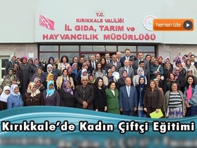 Kadın Çiftçi Eğitimleri Sertifika Töreni Yapıldı