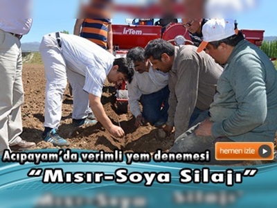 Mısır-Soya Karışımı Ürün İçin İlk Ekim Yapıldı