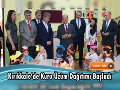 Haftada iki gün 25 gramlık üzüm dağıtılacak