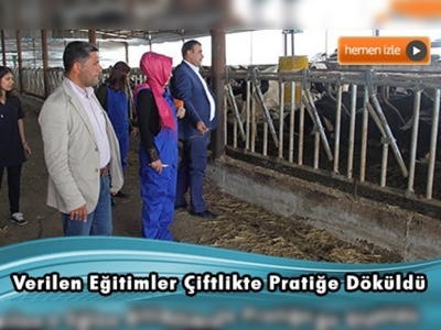 Damızlık Sığır Yetiştiricileri Birliği eğitimleri sürüyor