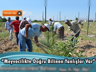 Meyvecilik eğitim kampüsünde öğretilecek