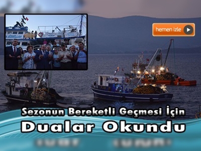 Muğla'da su ürünleri av sezonu törenle başladı