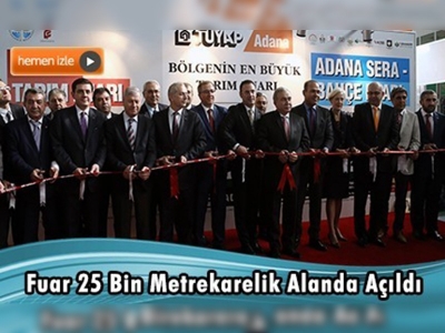  ''Adana Tarım Fuarı 2015'' açıldı 