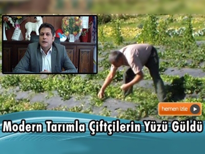 Bitlis'te dar gelirli çiftçiler modern tarımla tanıştı 