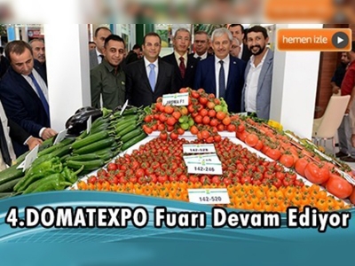 Arnavut ve Kosovalı Çiftçiler 4. DOMATEXPO Fuarı'nda 