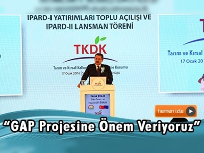 IPARD I yatırımları toplu açılışı ve IPARD II lansman töreni yapıldı