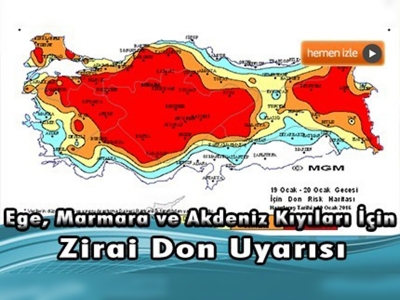 Meteorolojiden zirai don uyarısı