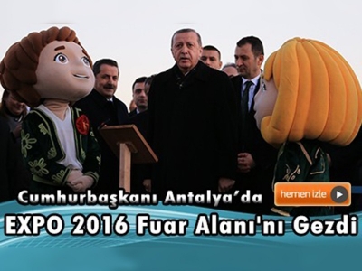 Cumhurbaşkanı Erdoğan Antalya'da