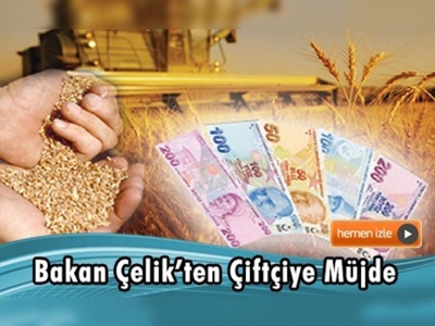 Çiftçiye 581 milyon lira ödeme yapılacak