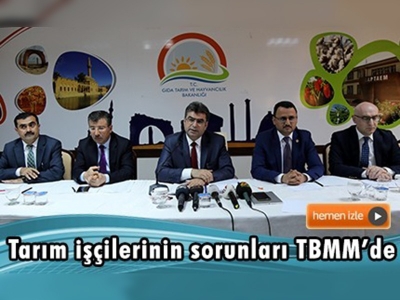 Tarım işçilerinin sorunları TBMM'de