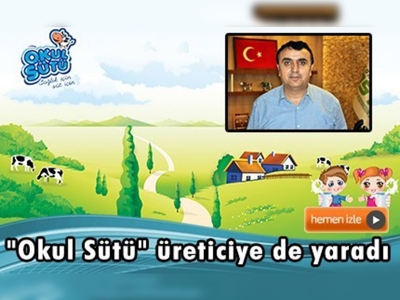 Süt üreticileri okul sütü programından memnun