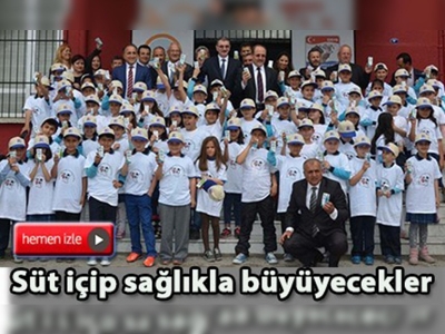 İzmir'de ''Süt İçme Alışkanlığı Edindirme Projesi''