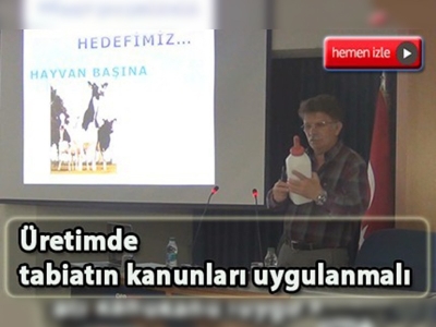 Denizli'de süt sığırcılığı eğitimi