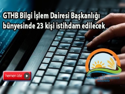 Bakanlık sözleşmeli bilişim personeli alacak