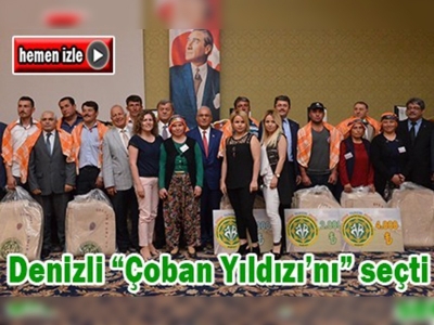 Denizli'de en başarılı çobanlar seçildi