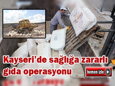 Etiketsiz 25 ton peynir ve yağ imha edildi