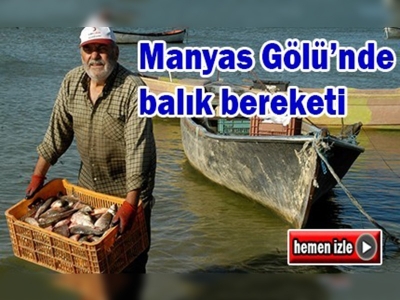 Manyas Gölü balıkçıların yüzünü güldürdü