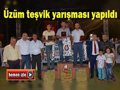 Denizli'de üzüm teşvik yarışması