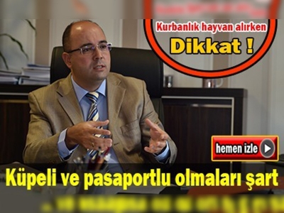 Kurbanlık hayvan alırken dikkat