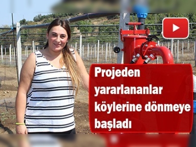 ''Genç Çiftçi Projesi'' köye geri dönüşleri artırdı