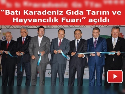 ''Batı Karadeniz Gıda, Tarım ve Hayvancılık Fuarı'' açıldı