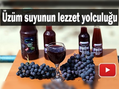 Şarköy bağlarının lezzetli üzüm suları