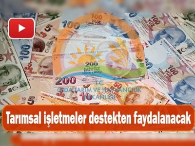 Tarımsal danışmanlıkta destek ödemesi