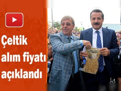 Çeltik bin 675 liradan alınacak