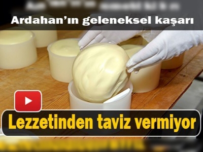 Peynirde lezzetin adı: ''Göle kaşarı''