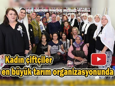 Çanakkaleli kadın çiftçiler Bursa Tarım Fuarı'nı ziyaret etti