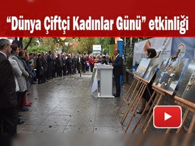 Dünya Çiftçi Kadınlar Günü etkinliği