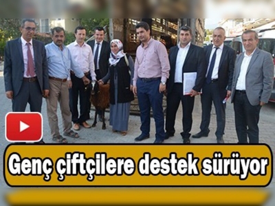 Genç çiftçilere destek sürüyor