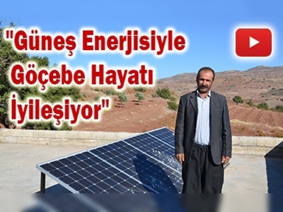 Güneş enerjisi, göçerleri aydınlatıyor