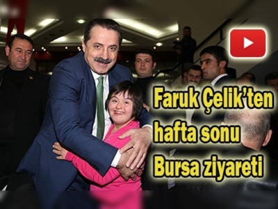 Bakan Çelik Bursa'da