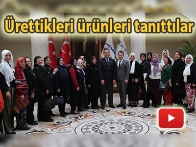 Bursalı ''Üreten Kadınlar''dan Vali'ye ziyaret