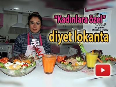 Kadınlara özel diyet lokanta