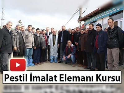 Elazığ'da pestil imalatı elemanı kursu