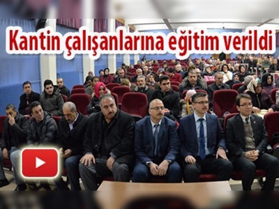 Okul kantinlerinde ''hijyen ve güvenilir gıda'' eğitimi